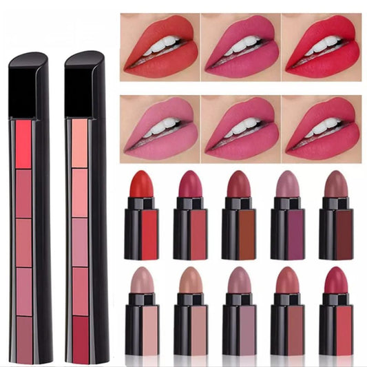 5 in1 Matte Finish Lipstick